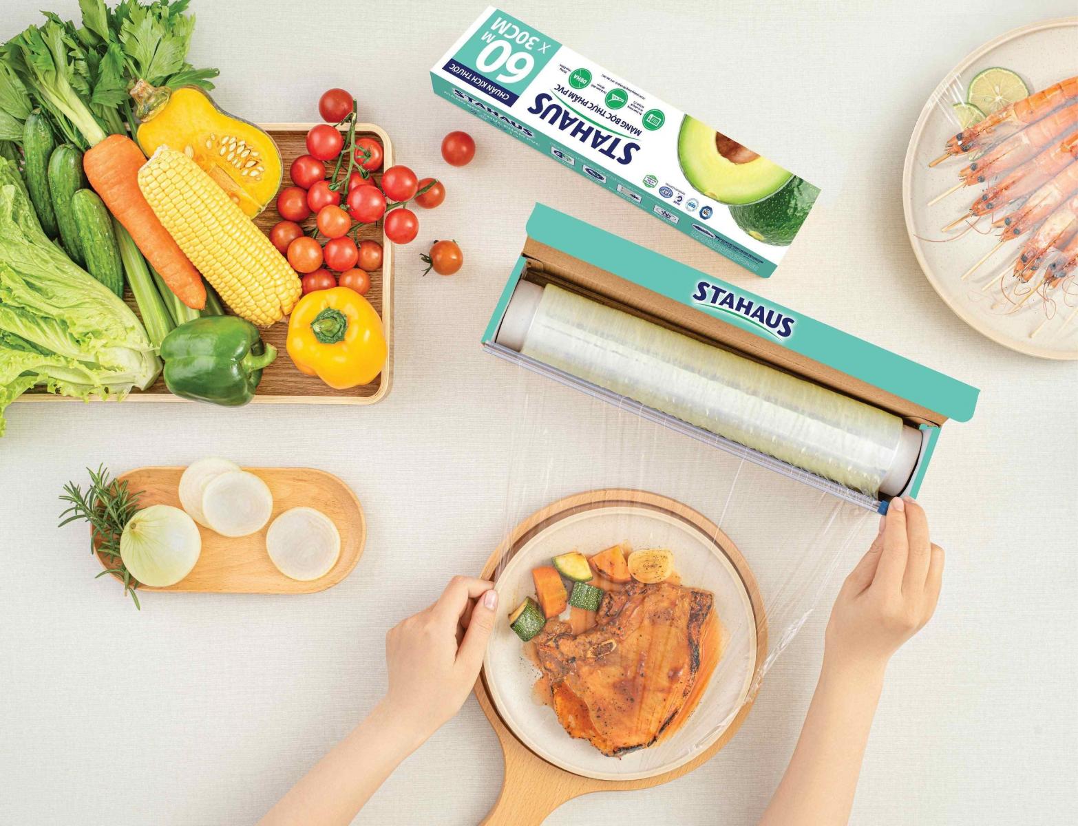 Màng bọc thực phẩm Stahaus bạn đồng hành của mọi gia đình